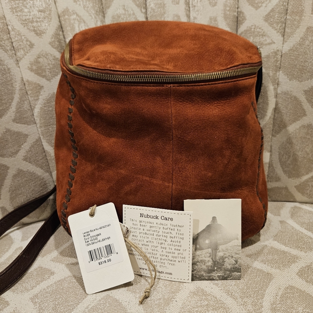 Hobo International Nubuck Leather Backpack
